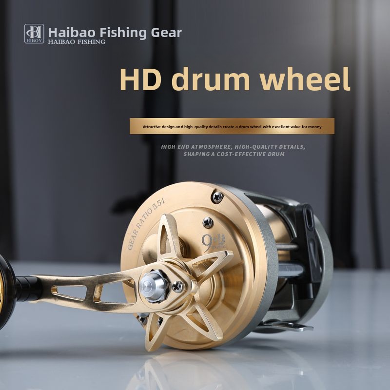 Ice Fishing Reel - HD300Metal – metalowa kołowrotka do łowienia