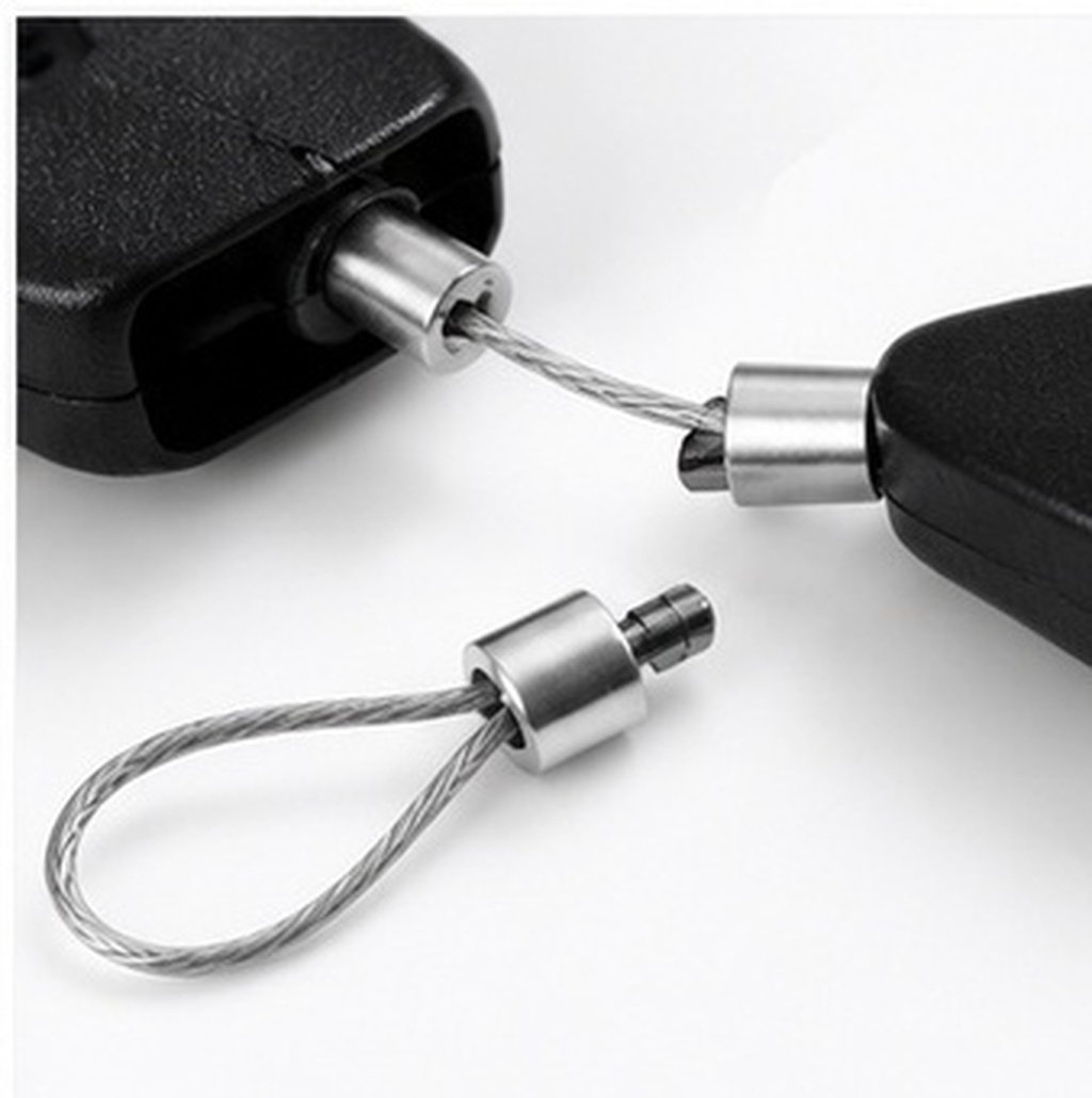 Reel Case - 2 sztuki teleskopowych, antykradzieżowych kabli z