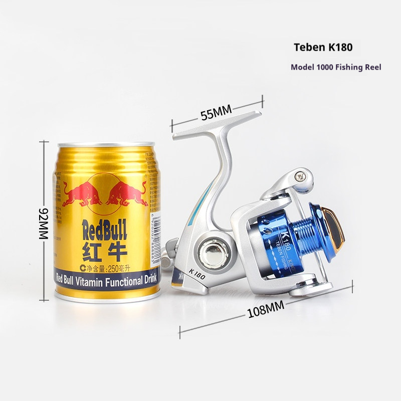 TEBEN K180 – miniaturowa kołow – Ice Fishing Reel recenzja i cena