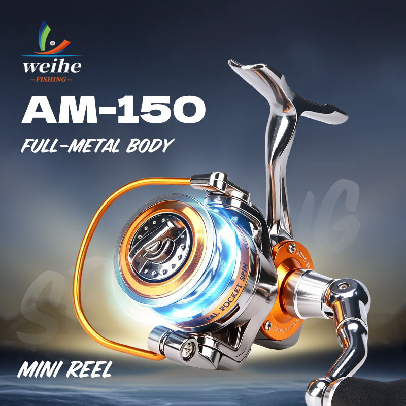 WEIHE 150 # Mini metalowy koło – Ice Fishing Reel recenzja i cena